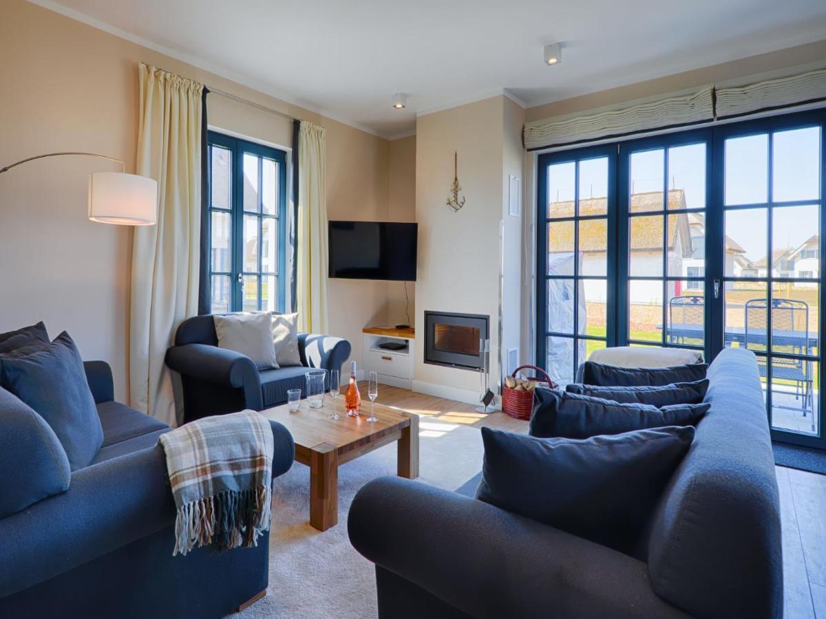Reetland Am Meer - Luxus Reetdachvilla Mit 3 Schlafzimmern, Sauna Und Kamin F18 Дранске Экстерьер фото